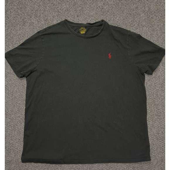 Polo Ralph Lauren Other - Polo Ralph Lauren Men's Black Logo Cotton Knit Short Sleeve T-Shirt Crew Neck XL
